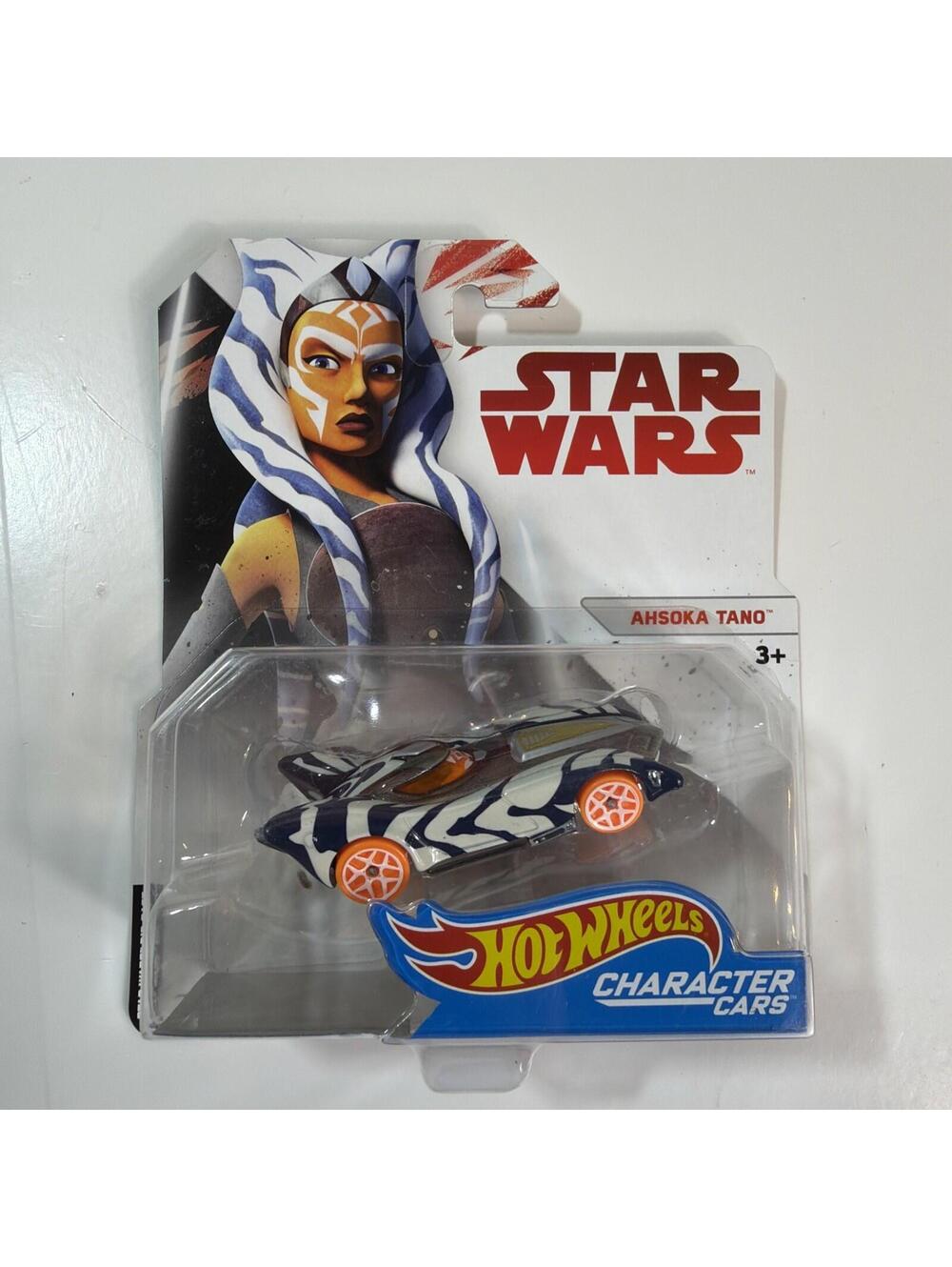 HOT WHEELS STAR WARS RES WHITE CARD AHSOKA TANO(FCD79-0910)